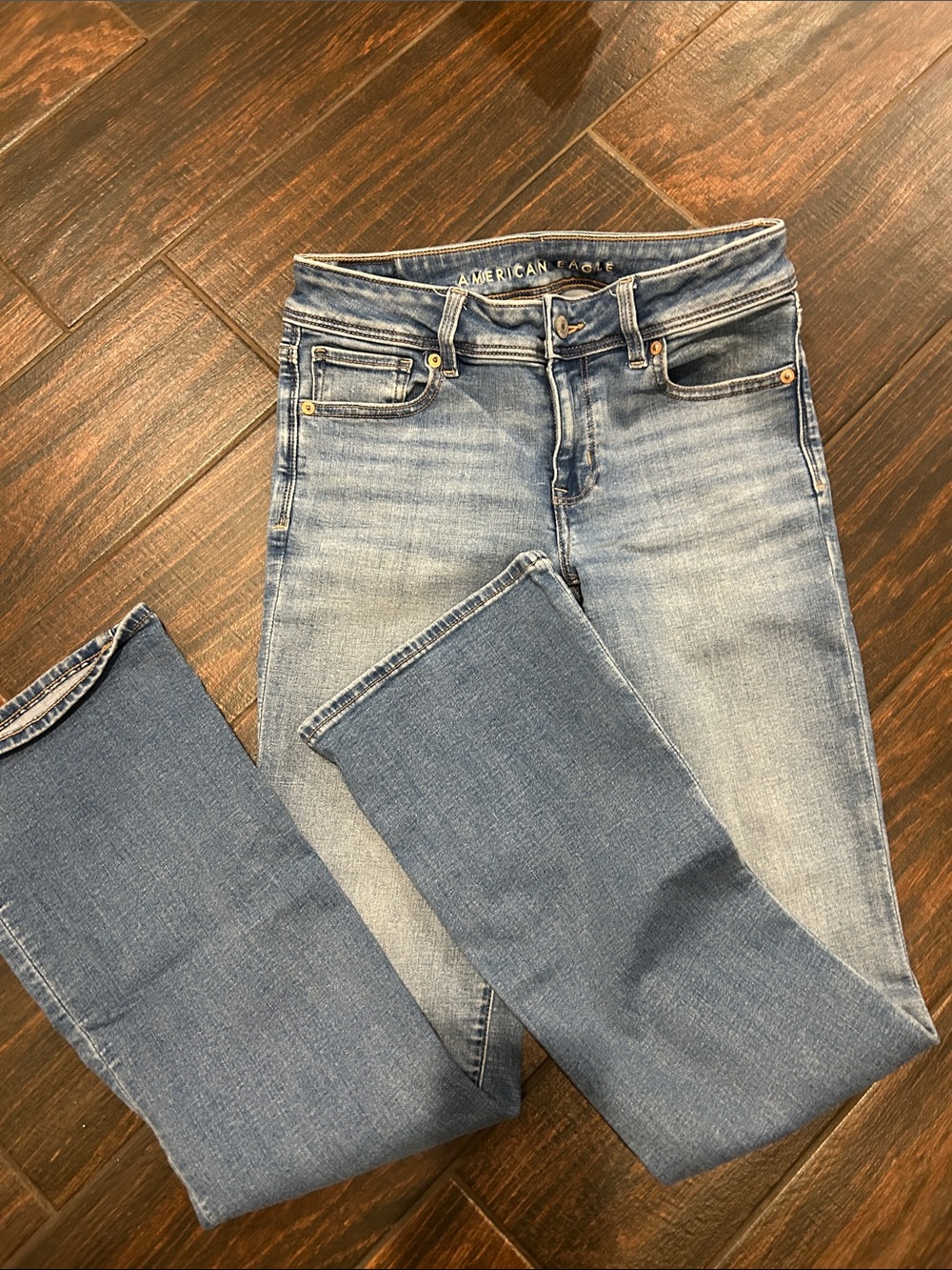 American Eagle Outfitters Women's Medium Light Blue Bootcut Jeans